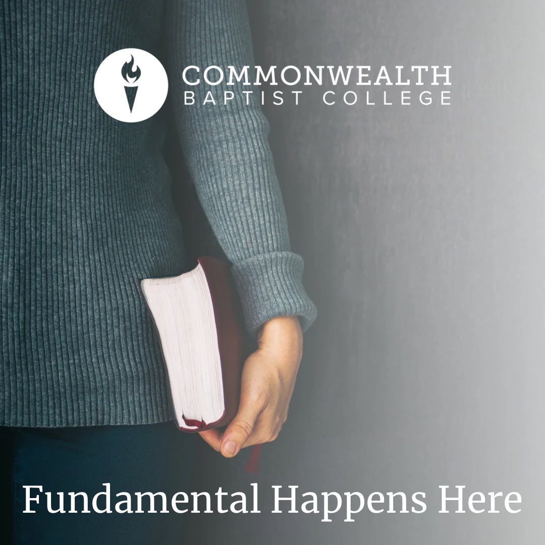At CBC, “fundamental happens here” means we stay grounded in the unchanging truths of God’s Word. 

We emphasize biblical conviction over popular opinion and consistency over compromise. 

We keep the Christian life simple, practical, and centered on glorifying God.

#CBCplace2be