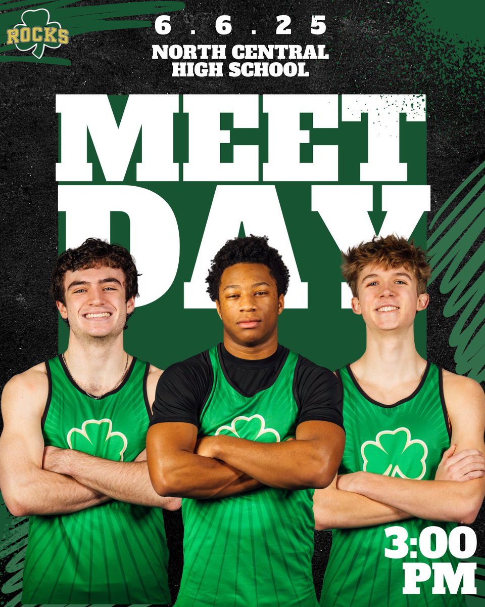rocksathletics's tweet image. 🏃MEET DAY🏃

🏆IHSAA State Finals
📍North Central High School
⏰3:00 PM
🎟️ihsaa.eventlink.com/Tickets?c=Trac…