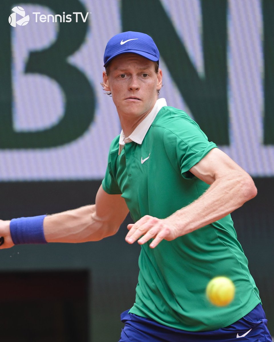 Tennis TV (@tennistv) on Twitter photo One set away ๐
<a href="/janniksin/">Jannik Sinner</a> holds strong to lead Djokovic 6-4 7-5 in their #RolandGarros semi-final! One set away ๐
<a href="/janniksin/">Jannik Sinner</a> holds strong to lead Djokovic 6-4 7-5 in their #RolandGarros semi-final!