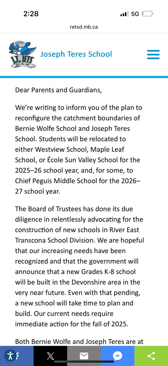 Lisa W (@msbehavior) on Twitter photo 🧵 clkapps.winnipeg.ca/dmis/documents…
Now, the <a href="/RETSDschools/">River East Transcona School Division</a> has claimed in the below screenshot it has done due diligence in advocating for new schools however, from city planning from nearly 20 years ago, we knew this area would be booming to the tune of 10,000 new residents. 🧵 clkapps.winnipeg.ca/dmis/documents…
Now, the <a href="/RETSDschools/">River East Transcona School Division</a> has claimed in the below screenshot it has done due diligence in advocating for new schools however, from city planning from nearly 20 years ago, we knew this area would be booming to the tune of 10,000 new residents.