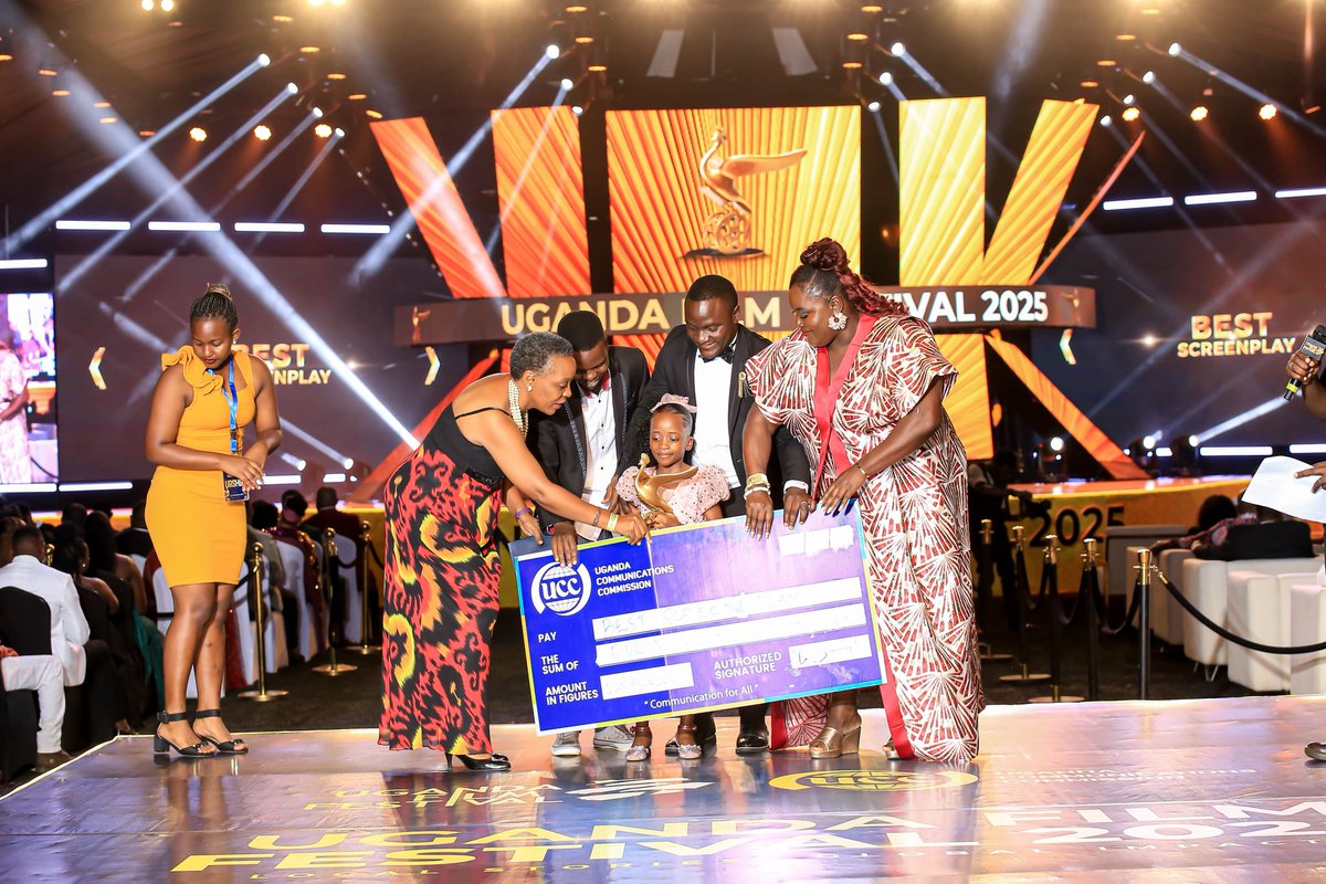 We won  Best Screenplay award celebrates.

Thanks to our great writers, Esther Nampewo and <a href="/rehemananfuka/">Rehema Nanfuka</a>. 

#UFF2025 #LocalStoriesGlobalImpact