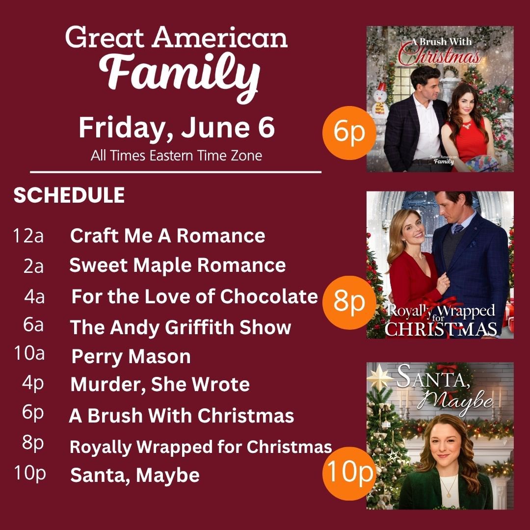 CattLovesMovies's tweet photo. Woohoo! I’m back & it’s #ChristmasMovieFriday!🎄
#WeeknightMovies tonight on @GAfamilyTV—
🎄#ABrushWithChristmas 6pET/3pPT
🎄#RoyallyWrappedForChristmas 8pET/5pPT
🎄#SantaMaybe 10pET/7pPT
🐱❤️🎄🎬
@billabbottHC #GreatAmericanChristmas #GreatAmericanFamily #GFam #WelcomeHome #StoriesWellTold #Greatfuls