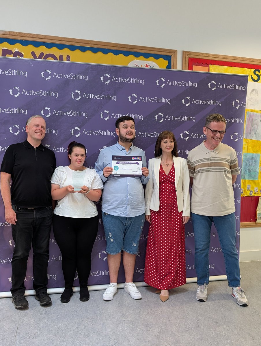 Active Stirling Ltd (@activestirling1) on Twitter photo 🏅 Walking Group of the Year goes to Riverside Health
Walk - congrats!
#ActiveStirling #VolunteerAwards #CelebratingExcellence
@PathsforAll <a href="/StirlingCouncil/">Stirling Council</a> <a href="/ClubSportStlg/">ClubSport Stirling</a> <a href="/sportscotland/">sportscotland</a> <a href="/ActiveSchoolStg/">Stirling Active Schools 🏳️🌈</a> <a href="/SportAbilityAS/">SportAbilityAS</a> <a href="/YouthSportTrust/">Youth Sport Trust</a> <a href="/StirVolunteer/">SVEnterprise</a> <a href="/stirlingCE/">Stirling Community Enterprise</a> 🏅 Walking Group of the Year goes to Riverside Health
Walk - congrats!
#ActiveStirling #VolunteerAwards #CelebratingExcellence
@PathsforAll <a href="/StirlingCouncil/">Stirling Council</a> <a href="/ClubSportStlg/">ClubSport Stirling</a> <a href="/sportscotland/">sportscotland</a> <a href="/ActiveSchoolStg/">Stirling Active Schools 🏳️🌈</a> <a href="/SportAbilityAS/">SportAbilityAS</a> <a href="/YouthSportTrust/">Youth Sport Trust</a> <a href="/StirVolunteer/">SVEnterprise</a> <a href="/stirlingCE/">Stirling Community Enterprise</a>