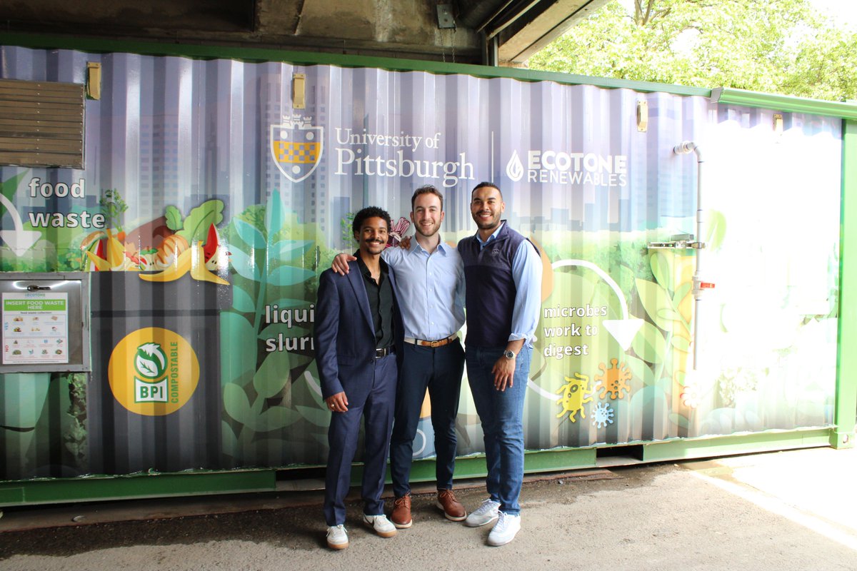 Ecotone Renewables is a Pittsburgh-based public benefit corporation founded in 2019 by Dylan Lew (CEO), Kyle Wyche (COO), and Elliott Bennett (CFO). 

Our company specializes in sustainable food waste management, converting organic waste into valuable resources with our patented
