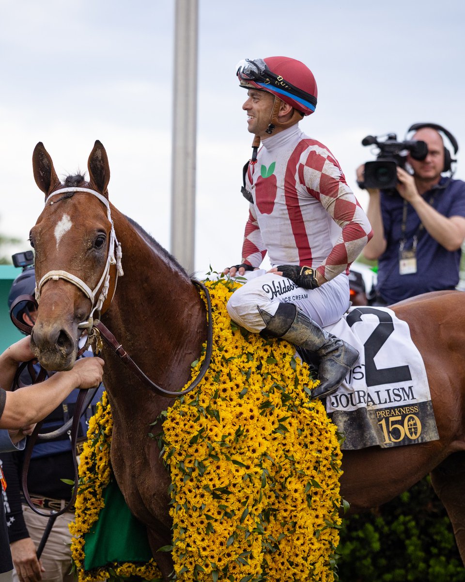 PimlicoRC's tweet image. On to the @BelmontStakes! Who is tuning in to watch Journalism take on the Belmont?