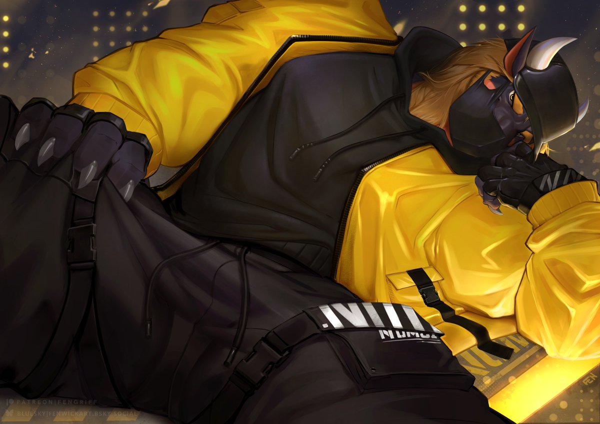 Comm for @/NumirAsckalan Thank you! I had a lot of fun with the tech sports wear!