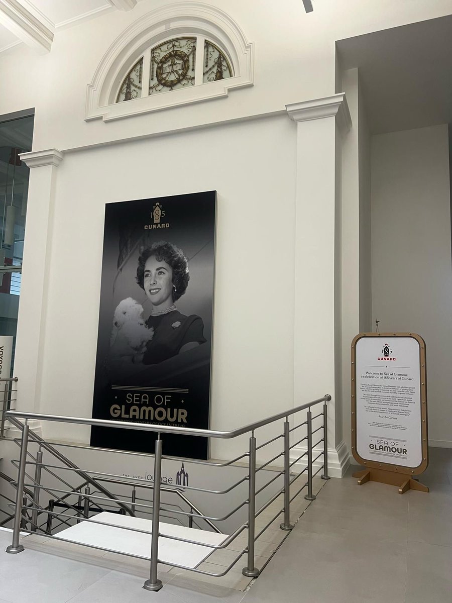 Royal Liver Building (@royalliver1911) on Twitter photo We recently launched a fascinating public exhibition entitled 'Sea of Glamour', curated by the photographer Mary McCarthy, celebrating 185 years of ocean travel by <a href="/cunardline/">cunardline</a>!
FREE entry, open to the public until 17 June 2025.
#liverpoolculture We recently launched a fascinating public exhibition entitled 'Sea of Glamour', curated by the photographer Mary McCarthy, celebrating 185 years of ocean travel by <a href="/cunardline/">cunardline</a>!
FREE entry, open to the public until 17 June 2025.
#liverpoolculture