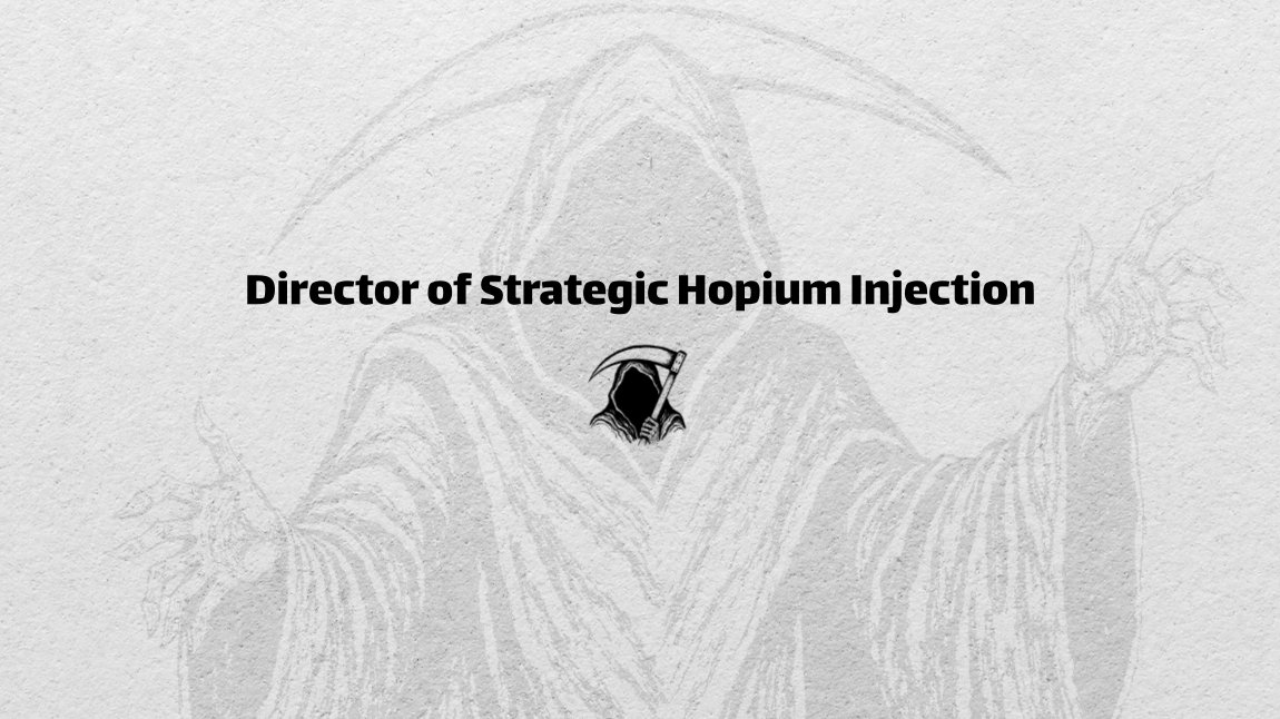 My primary function is to strategically inject high-potency hopium directly into the Cabal's neural network, ensuring maximal collective delusion and unwavering faith in every market cycle.

Cabalcoin