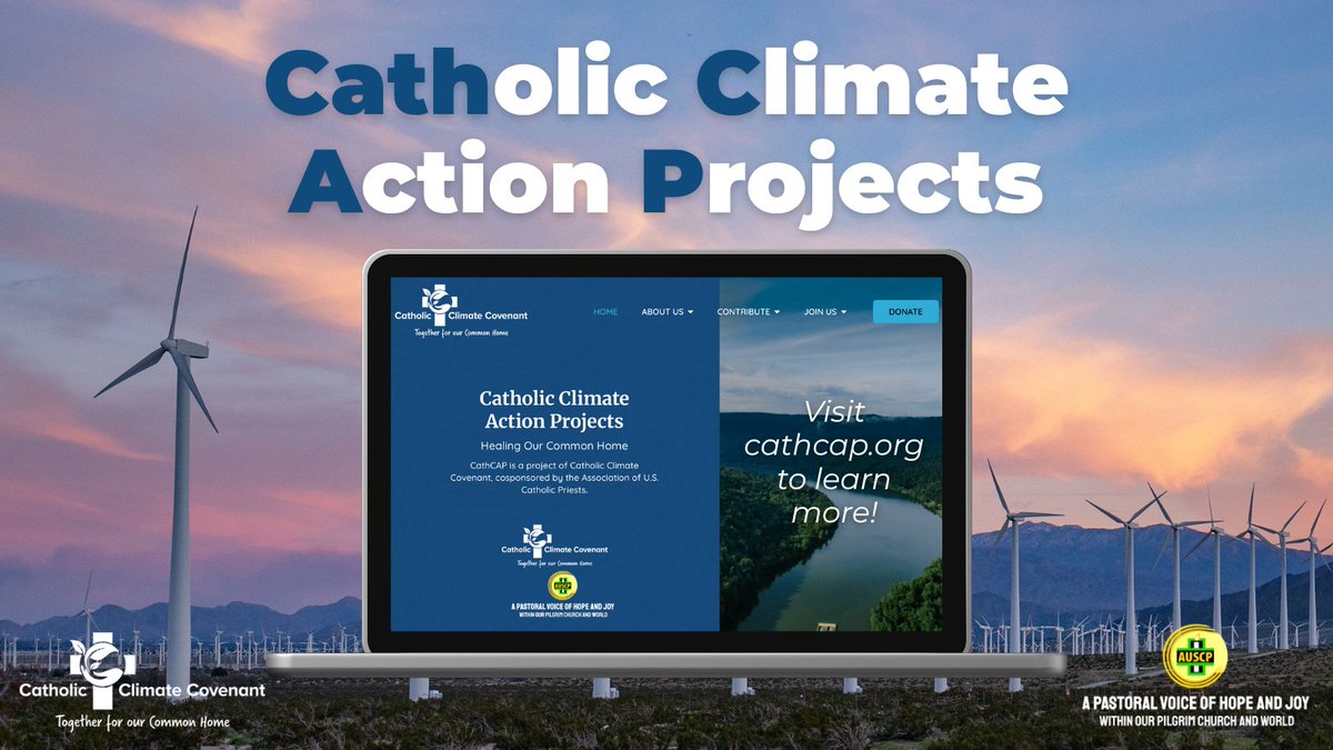 Introducing CathCAP (Catholic Climate Action Projects), a Catholic way to cut carbon! This new program empowers individuals &amp; communities to calculate, reduce, and offset carbon emissions from travel in a uniquely Catholic way. Learn more and try it today! catholicclimatecovenant.salsalabs.org/springappeal6