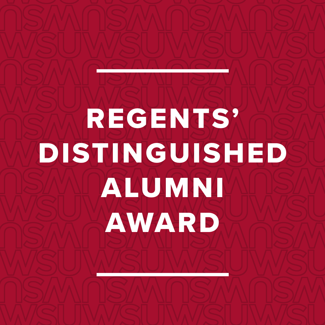 WSUAlumAssoc's tweet image. Since 1962, WSU has honored extraordinary alumni with the Regents Distinguished Alumni Award (RDAA), the highest distinction WSU bestows. These Cougs have made lasting impacts on the world. Nominations are open until July 15! regents.wsu.edu/nomination-for…