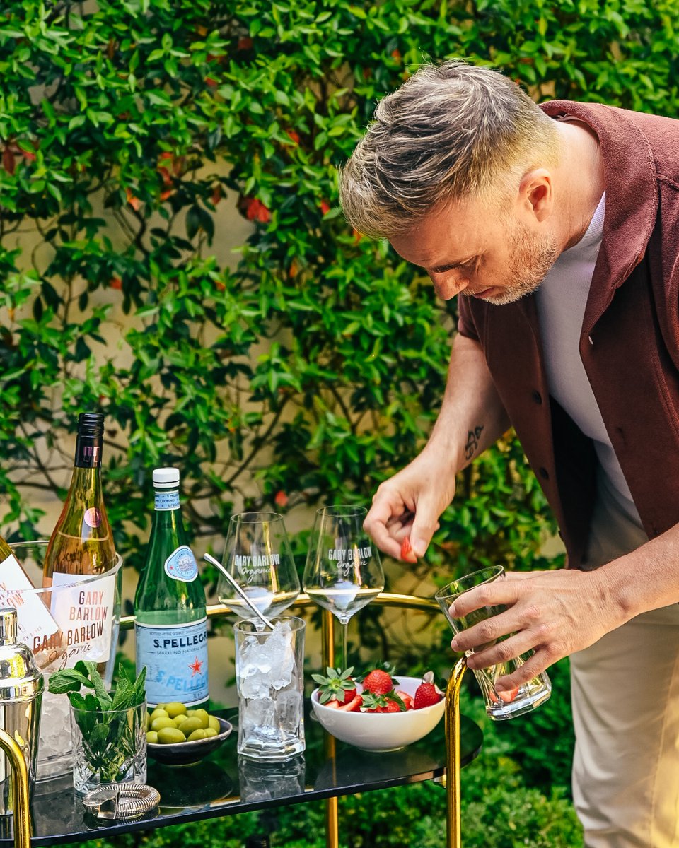 Our Sauvignon Blush, ice and a secret twist. Gary’s summer spritz recipe lands tomorrow✨