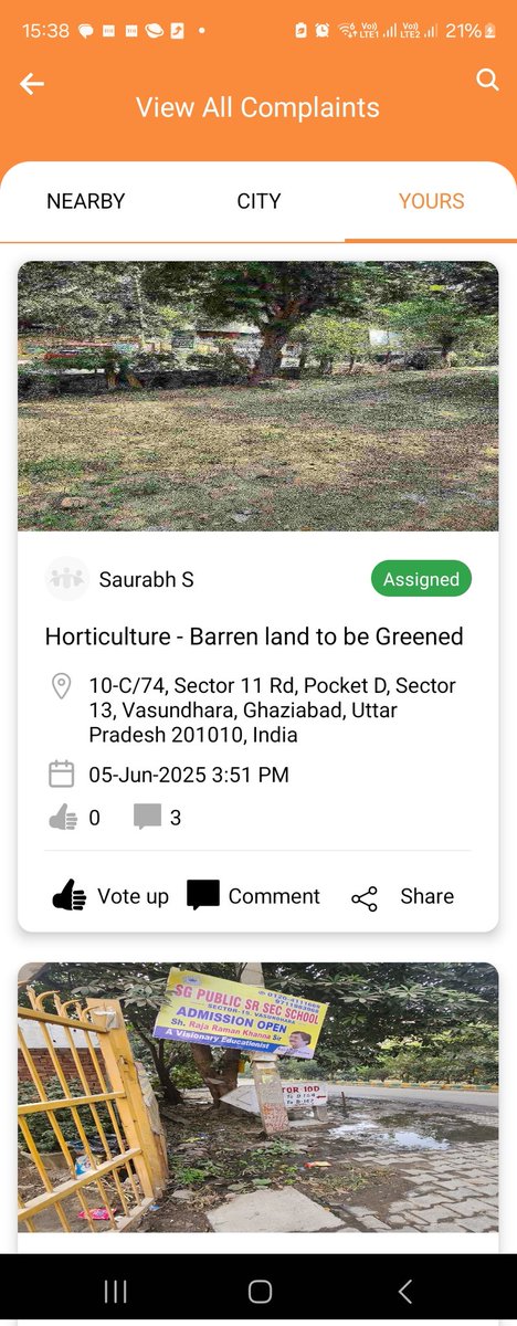 saurabh sahni (@03sahni) on Twitter photo <a href="/VikramadityaSM/">Vikramaditya Singh Malik</a> Vikram ji this is green belt in front of vasundhara nagar nigam zonaloffice .u have started plantation drive in your nagar nigam but your horticulture department is least intrested in this green belt in front of his office inpite off many complain in previous years can u plz help <a href="/VikramadityaSM/">Vikramaditya Singh Malik</a> Vikram ji this is green belt in front of vasundhara nagar nigam zonaloffice .u have started plantation drive in your nagar nigam but your horticulture department is least intrested in this green belt in front of his office inpite off many complain in previous years can u plz help