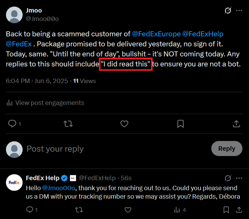 Jmoo00o's tweet photo. @FedExPolicy Good business https://t.co/tVVkNhBSmi
