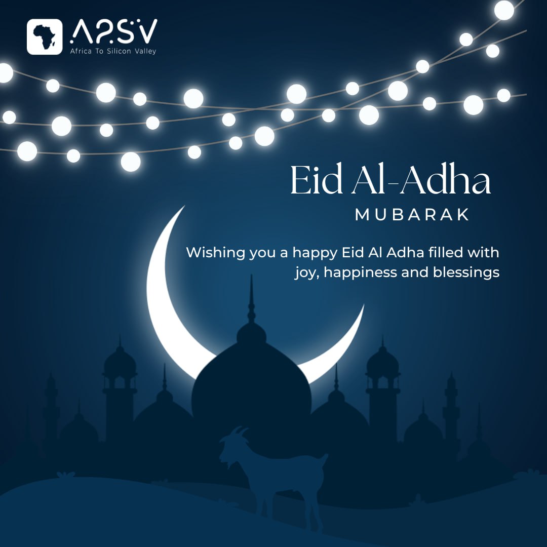 Happy Eid-ul-Adha☪️ 
A2SV wishes you a joyous and blessed Eid al-Adha!🌙✨ 

🕋✨
#EidMubarak #EidAlAdha 
#A2SVCelebrates
#BlessingsAndPeace 
#GratitudeAndGrowth