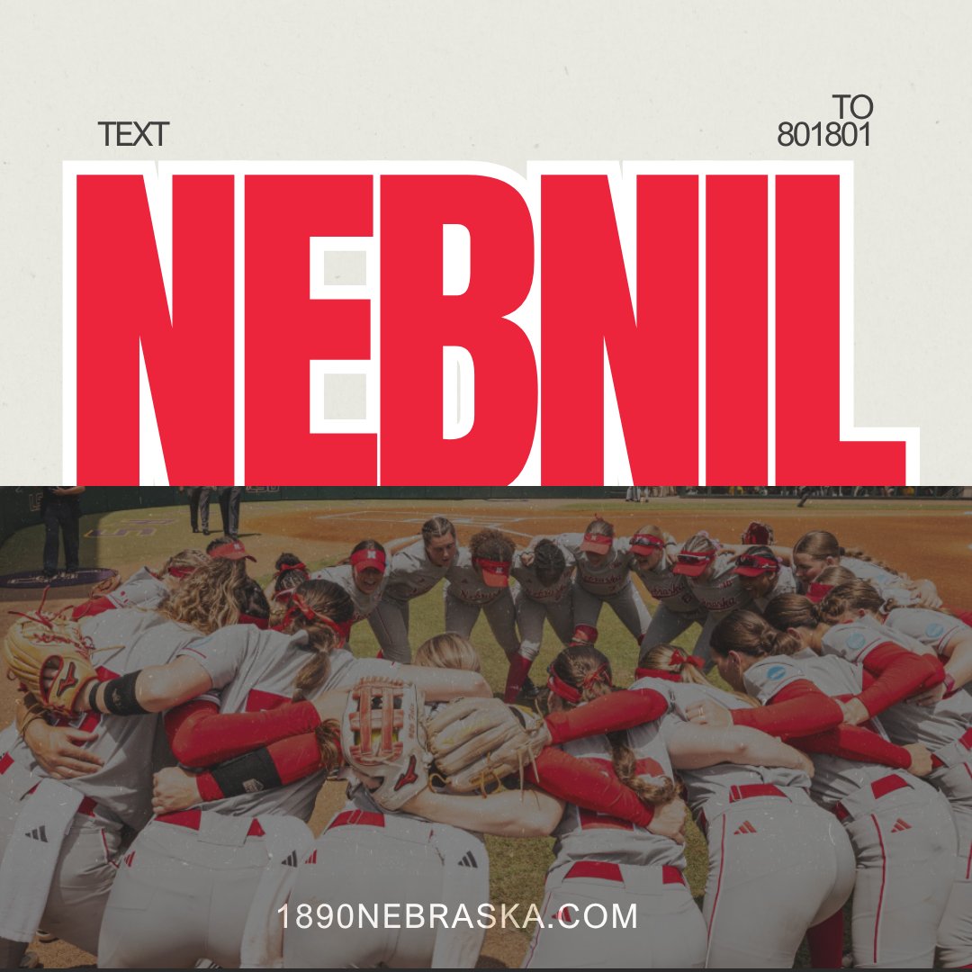 Super Regional. Super finish.
You helped make that possible—let’s do it again.
📱 Text NEBNIL to 801801 or visit 1890nebraska.com/make-a-contrib…
📅 Deadline: June 30