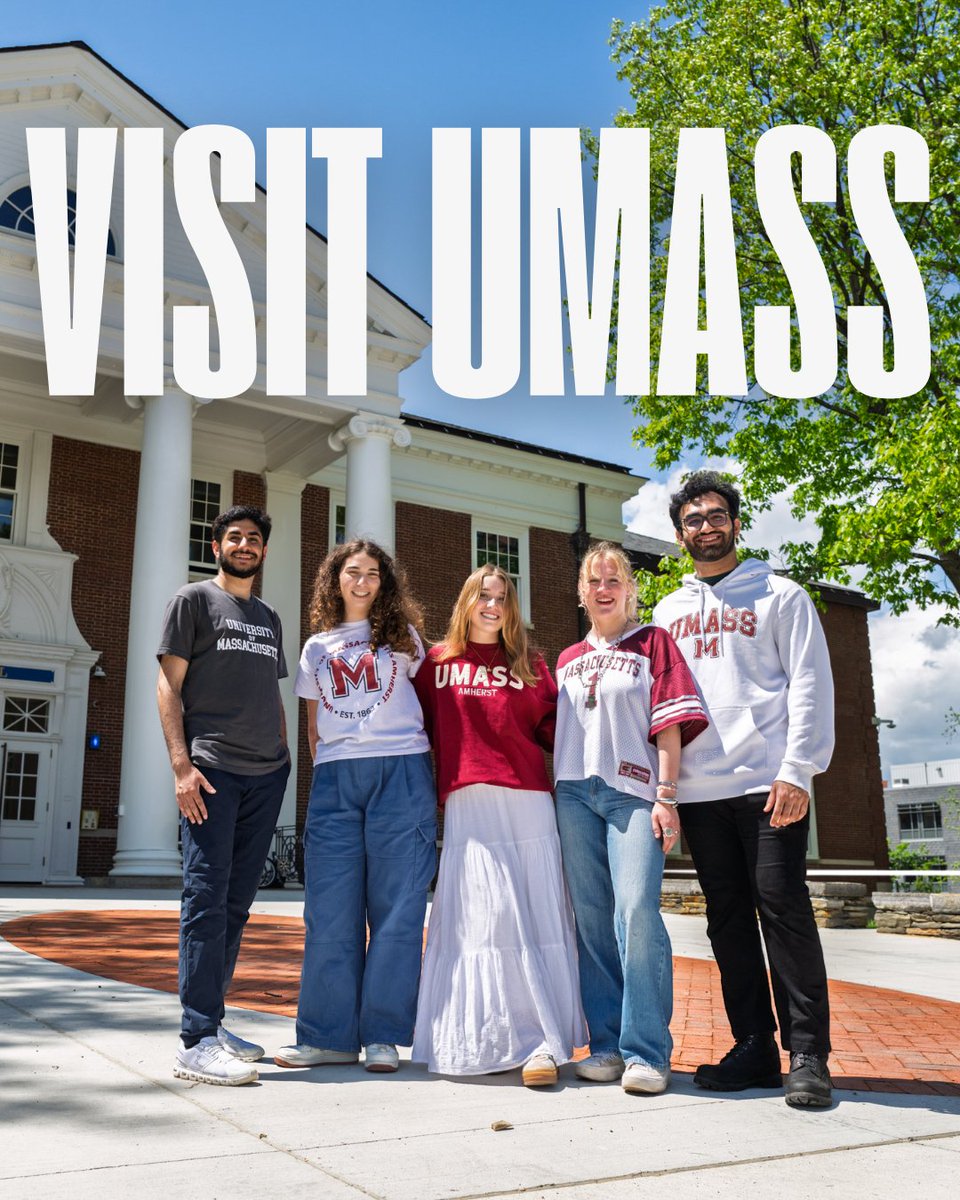 UMass Undergraduate Admissions (@umassadmissions) on Twitter photo Come explore <a href="/UMassAmherst/">UMass Amherst</a> this summer! ☀️
UMass Amherst Undergraduate Admissions offers in-person campus tours and first-year admissions information sessions throughout the week.
umass.edu/admissions/und…
#UMassAmherst #UMass #UMassAdmissions #VisitUMass Come explore <a href="/UMassAmherst/">UMass Amherst</a> this summer! ☀️
UMass Amherst Undergraduate Admissions offers in-person campus tours and first-year admissions information sessions throughout the week.
umass.edu/admissions/und…
#UMassAmherst #UMass #UMassAdmissions #VisitUMass