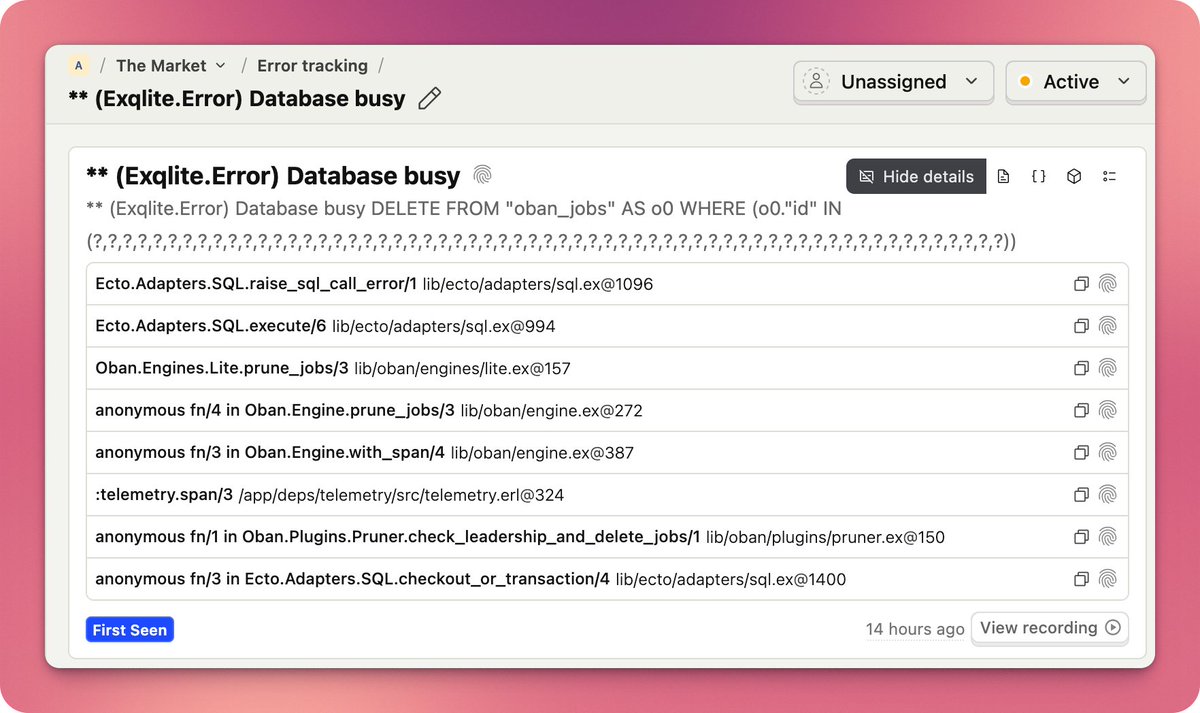 distantprovince's tweet image. PostHog Error Tracking might not support Elixir, but that won't stop Elixir from supporting it!
#ElixirLang #MyElixirStatus