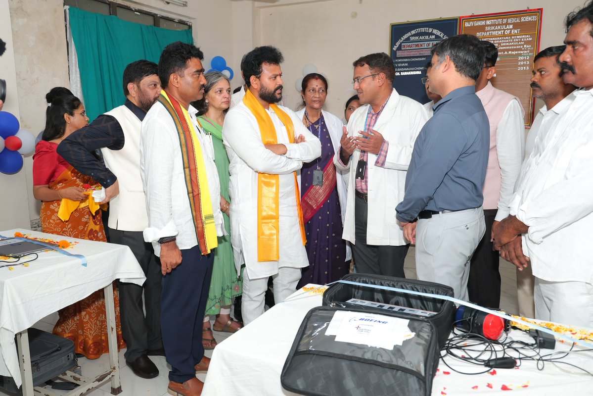ఈరోజు, బోయింగ్ ఇండియా CSR కార్యక్రమం ద్వారా 45 లక్షల రూపాయల విలువైన వైద్య పరికరాలను శ్రీకాకుళం ప్రభుత్వ ఆసుపత్రి (GGH RIMS) వద్ద ప్రారంభించాము. ఈ పరికరాల ద్వారా ఆసుపత్రిలో చికిత్స సౌకర్యాలు మరియు రోగుల సంరక్షణ సేవలను బలోపేతం చేస్తాయి. సహకరించిన బోయింగ్ ఇండియా‌కు ధన్యవాదాలు