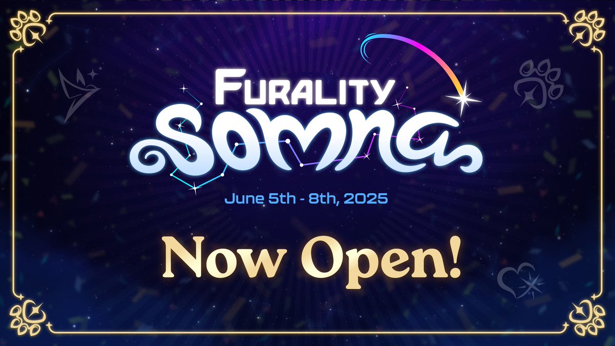 It’s a dream come true, everyone! Furality Somna IS HERE!! ✨🤩✨

🔔 Reminder, you MUST be in the Furality VRC group to join. You must also be registered: link in bio 🎫

We’ll see you up in the clouds, Dreamers! ☁🦊☁