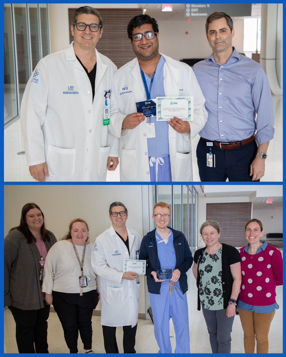 UB Neurosurgery (UBNS) (@ub_neurosurgery) on Twitter photo Congratulations to Drs. <a href="/JoeLHuillier101/">Joe L'Huillier</a> & <a href="/ashamkhanmd/">Asham Khan</a> on receiving @Kaleidahealth’s Leading with CARE Award for launching an Emergency Airway Certification Course for surgical residents.
A powerful example of cross-disciplinary training that can save lives. 👏 Congratulations to Drs. <a href="/JoeLHuillier101/">Joe L'Huillier</a> & <a href="/ashamkhanmd/">Asham Khan</a> on receiving @Kaleidahealth’s Leading with CARE Award for launching an Emergency Airway Certification Course for surgical residents.
A powerful example of cross-disciplinary training that can save lives. 👏