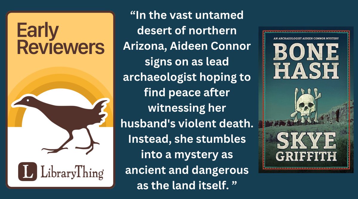 "Ancient Bones. A modern murder. A deadly secret buried deep in the desert..."

Enter to win a copy of Skye Griffith's "Bone Hash" from <a href="/ArtemesiaGeoff/">Artemesia Publishing</a>