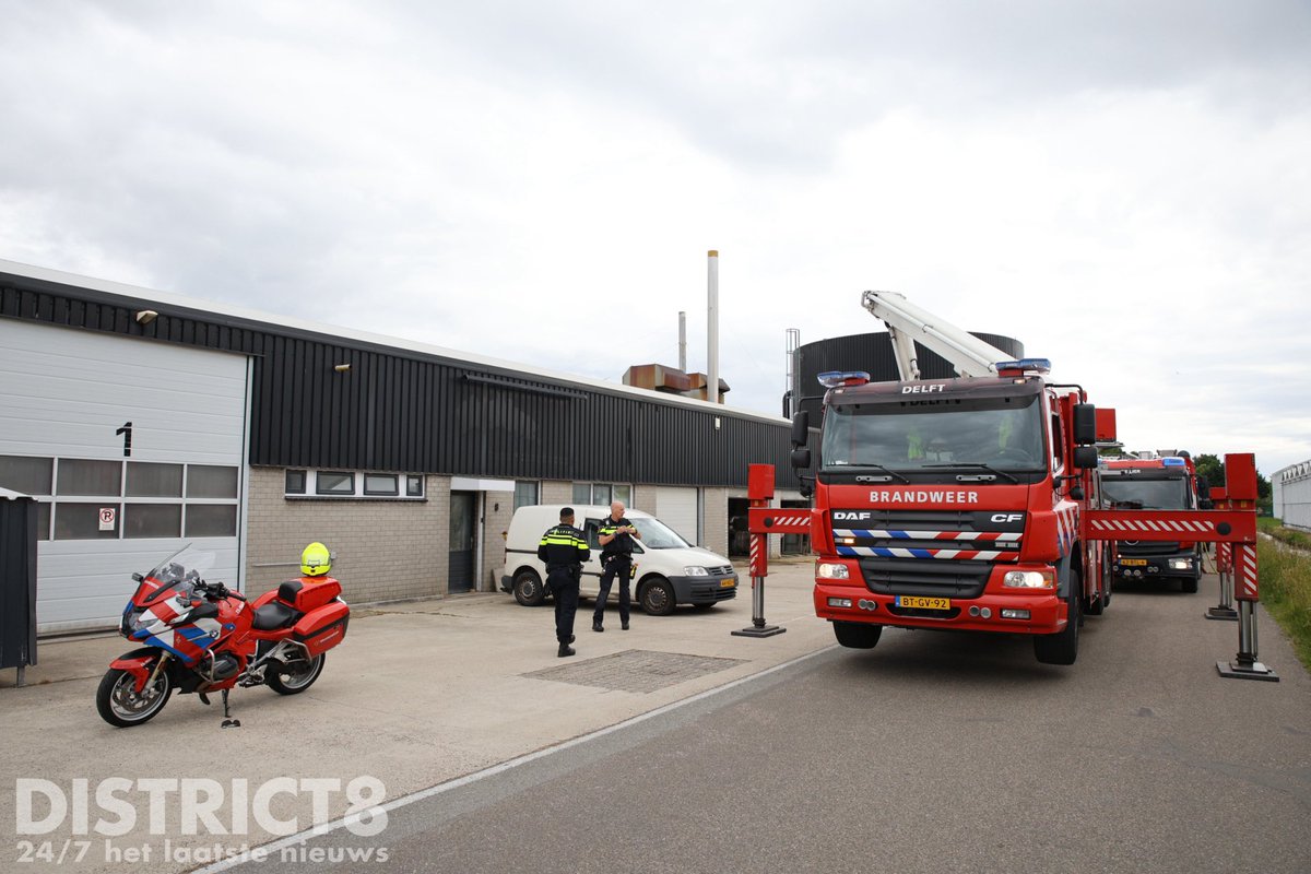Brand in warmte-krachtkoppeling bij tuinbouwbedrijf in De Lier