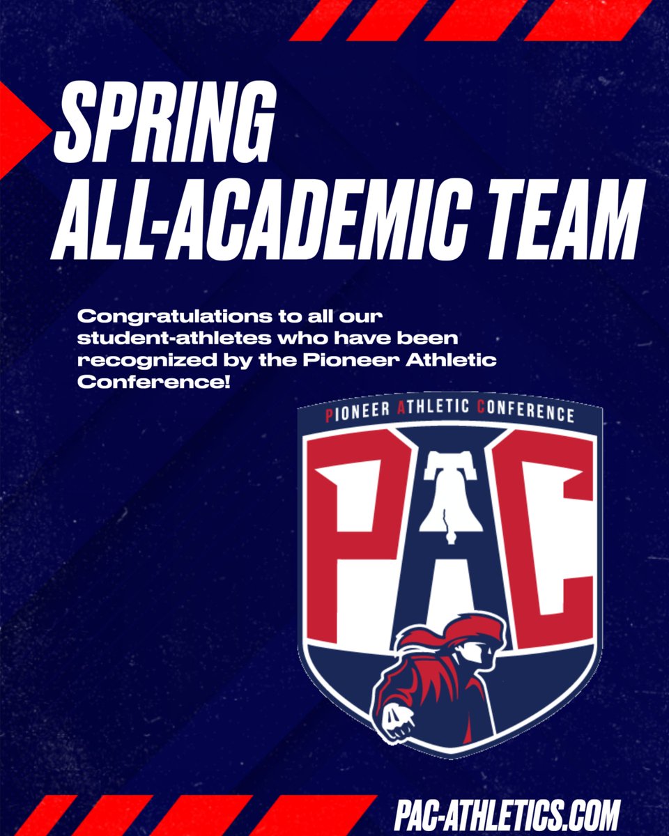 Congrats to all our PAC All-Academic Team winners from the spring!  pac-athletics.com/all-academic-t…