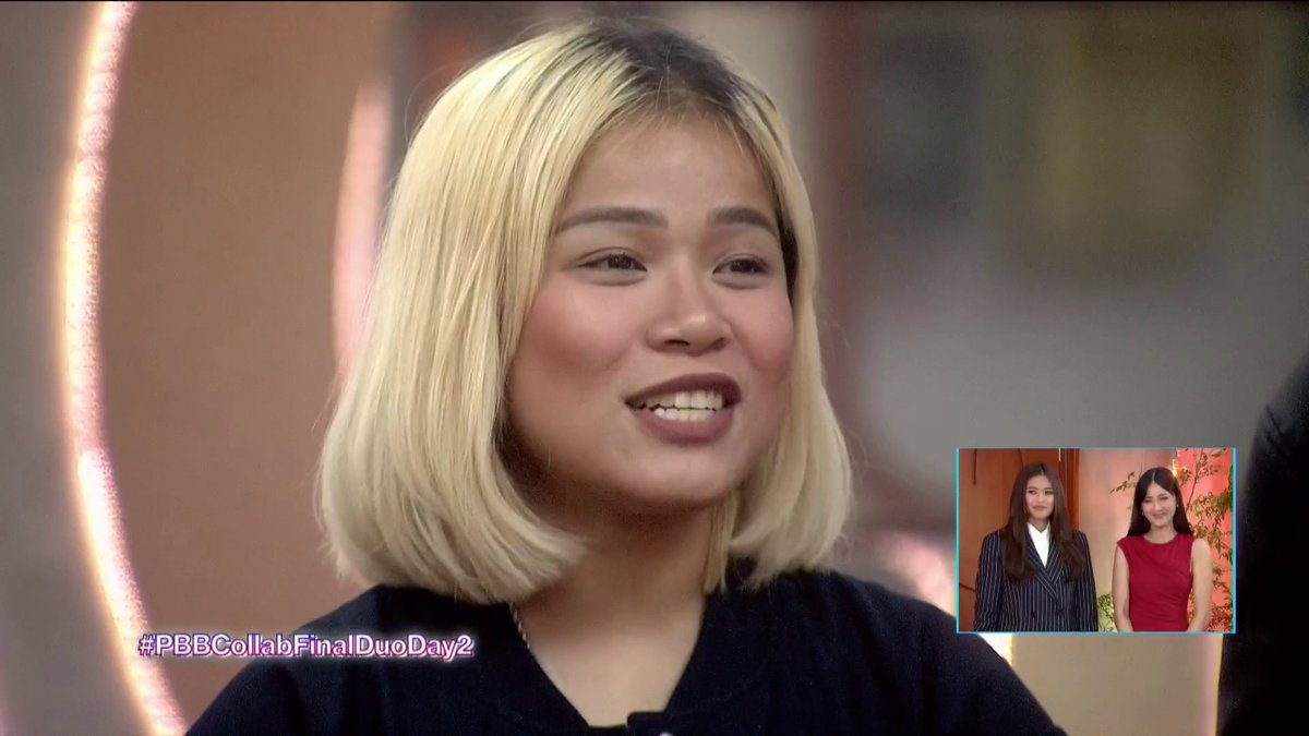 PBBabscbn's tweet photo. "I think it's a unanimous decision, tinatanggap ko po dahil Shuvee, ikaw rin talaga ang gusto ko maging ka-Final Duo... I think this is it para bumawi sa'yo sa pagkakasalba mo sa akin. Sabay kitang isasalba, ilalaban natin ang pangarap mo, pangarap natin."

Dahil tinanggap ni Klarisse, ang pangalawang Final Duo ay si Shuvee at Klarisse!

#PBBCollabFinalDuoDay2