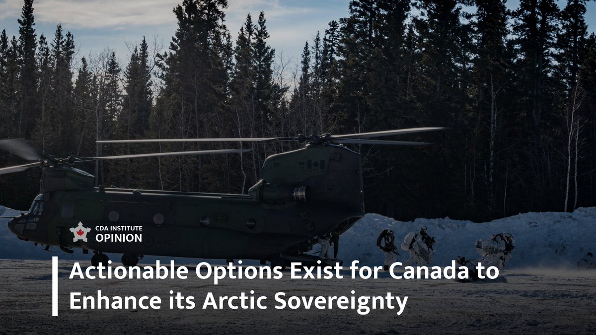 What measures will ensure #Canada’s #Arctic sovereignty isn’t just claimed, but defended?

<a href="/RANDCorporation/">RAND</a>'s Benjamin J. Sacks calls for investments in critical infrastructure, expansion of #NORAD, and deeper #NATO partnerships to bolster Arctic security. bit.ly/43IBysM