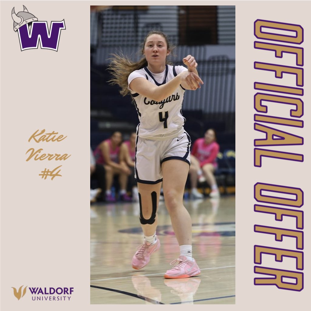 Western Nebraska WBB (@wnccwbb) on Twitter photo Congrats to our very own Katie Vierra for picking up an offer from <a href="/WaldorfWBB/">Waldorf WBB</a> 🙌
#GoCougs Congrats to our very own Katie Vierra for picking up an offer from <a href="/WaldorfWBB/">Waldorf WBB</a> 🙌
#GoCougs