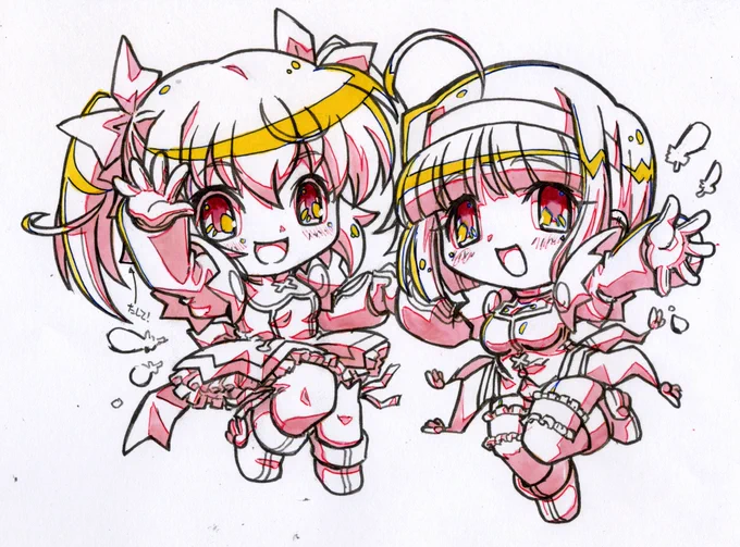 超ヒロイン戦記のツインエンジェルさん リサイクル #ツインエンジェル