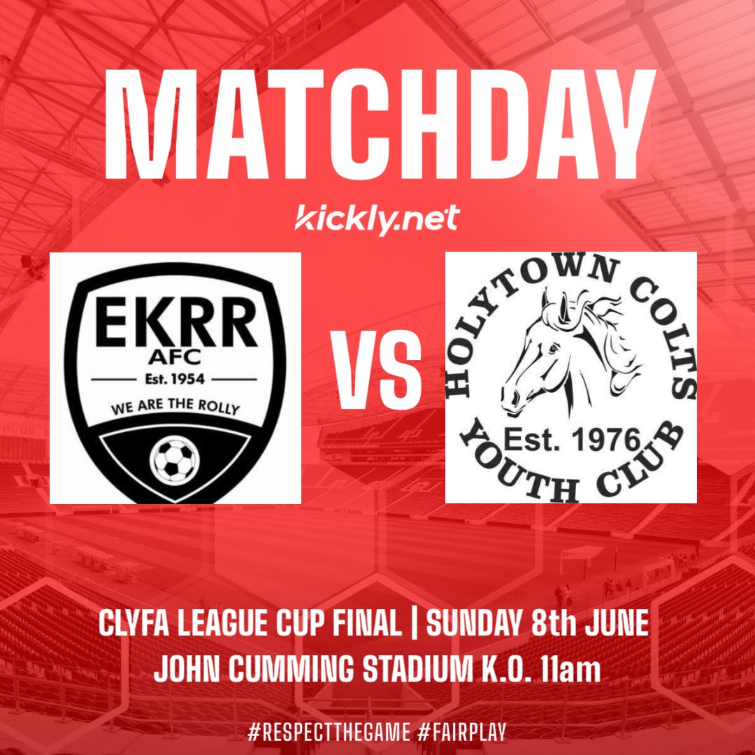 Final game of an eventful 24-25 season sees us compete in our first ever cup final as we take on Holytown Colts in the league cup final

MON THE ROLLY!!! ⚫️🔴
