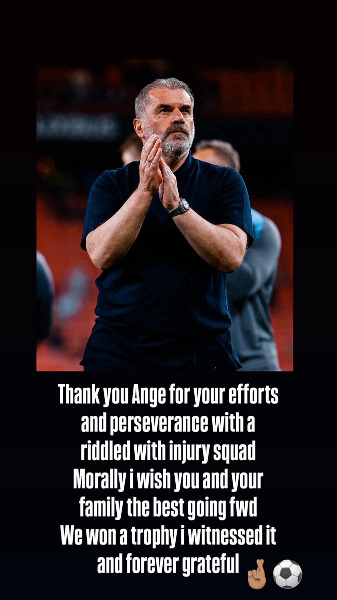 Thank you Ange the show goes on 💙