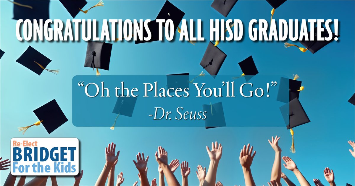 Congratulations to all new H.I.S.D. Graduates!