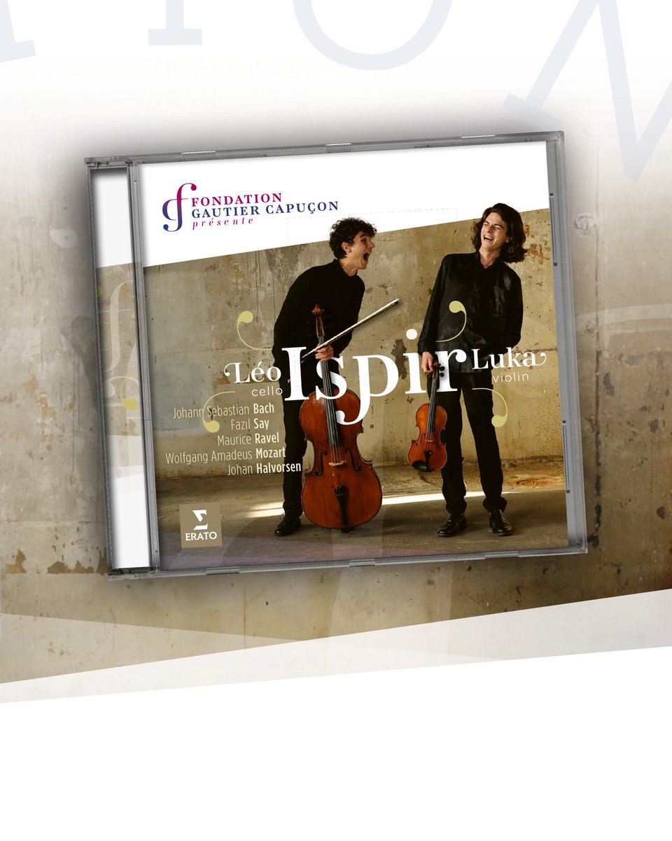 FondationGC's tweet image. Léo &amp;amp; Luka Ispir, lauréats de la Fondation Gautier Capuçon, ils signent aujourd’hui leur tout premier album chez Warner Classics avec un programme qui mêle les grands noms du répertoire (Bach, Rameau, Mozart, Ravel) à une création de Fazil Say.
@GautierCapucon