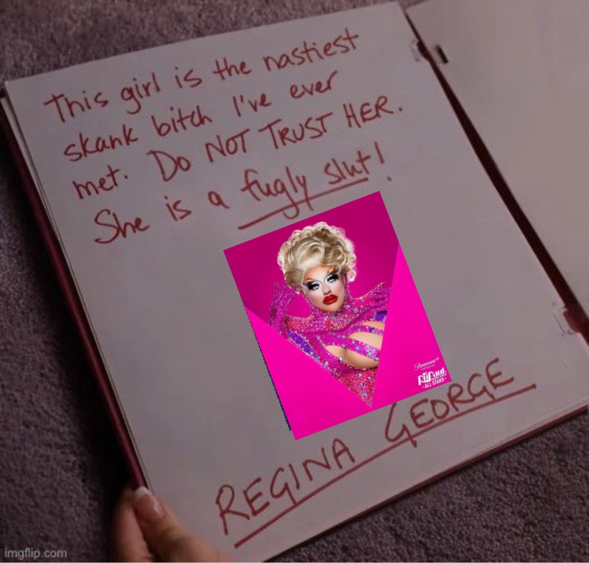 NotLaGrupa's tweet image. Kerri Colby, Tina Burner y Nicole Paige Brooks después de este All Stars: