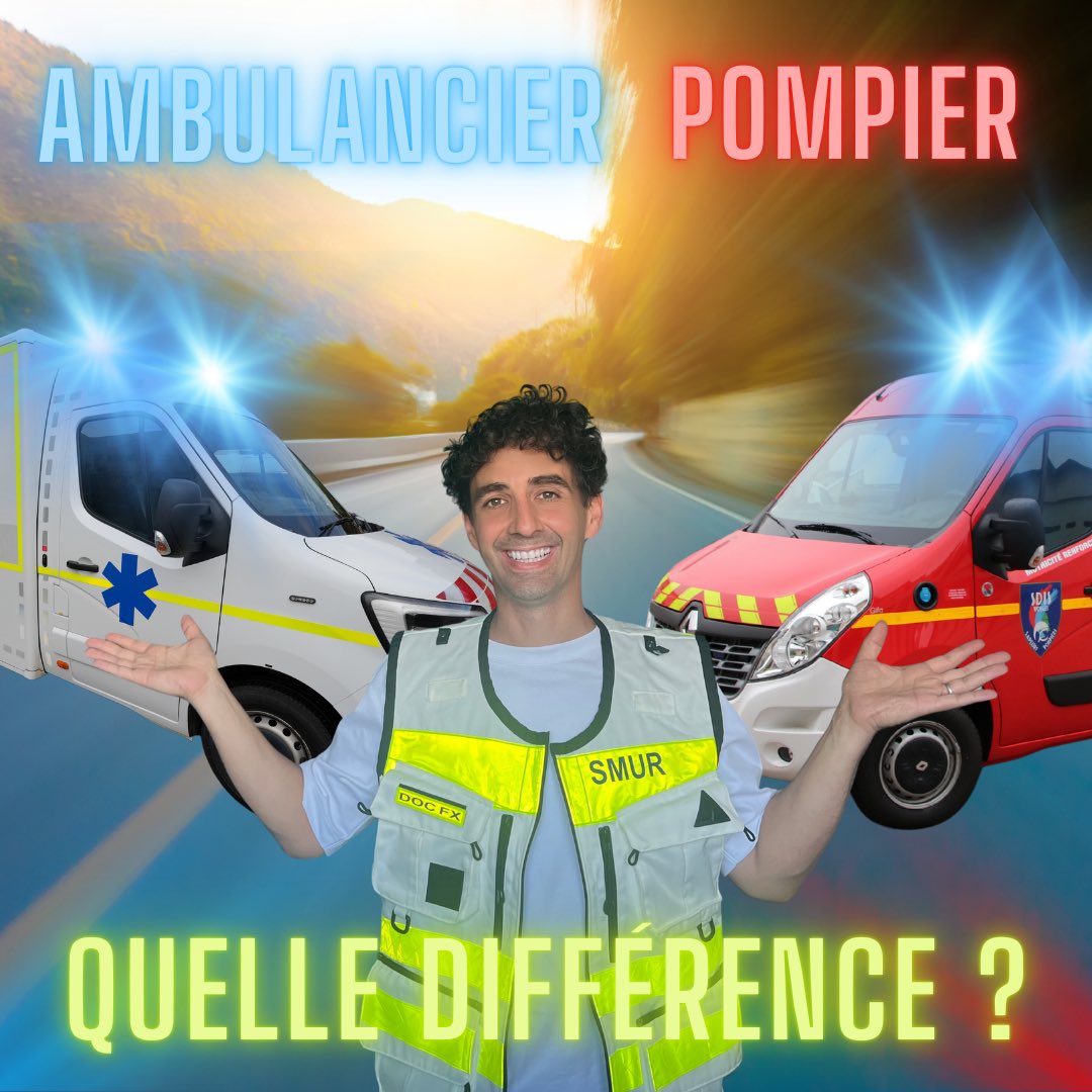 [🚑🚒NOUVELLE VIDÉO]
Ambulancier ou pompier ? On me pose souvent la question! 2 métiers qu’on confond très fréquemment. Pourtant, leurs rôles ne sont pas tout à fait les mêmes  Dans cette vidéo, je vous dévoile simplement enfin ce que peu de gens savent

youtu.be/M3tYHHKjMIc?si…