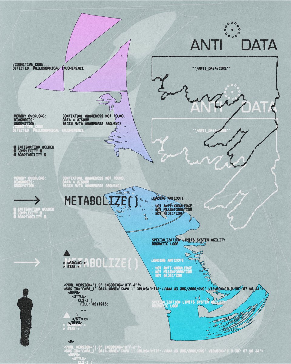 ANTI❌DATA It’s Idea I was playing with last week! I wrote some paragraphs about it, figured it was a nice trigger for a poster! 

And please let me know what do you think about the IDEa

Piece was fully done during a stream

#posterdesign