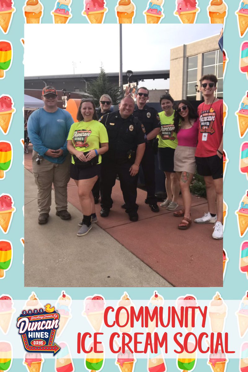 BGKYPolice (@bgkypolice) on Twitter photo We had a great time connecting with everyone at the <a href="/duncanhinesdays/">Duncan Hines Days</a> Ice Cream Social—good vibes, great conversations, and the best company in town.
Bowling Green, you make events like this special. 💙
Thank you to all!
#BGKY #CommunityMatters #onecityoneteam We had a great time connecting with everyone at the <a href="/duncanhinesdays/">Duncan Hines Days</a> Ice Cream Social—good vibes, great conversations, and the best company in town.
Bowling Green, you make events like this special. 💙
Thank you to all!
#BGKY #CommunityMatters #onecityoneteam