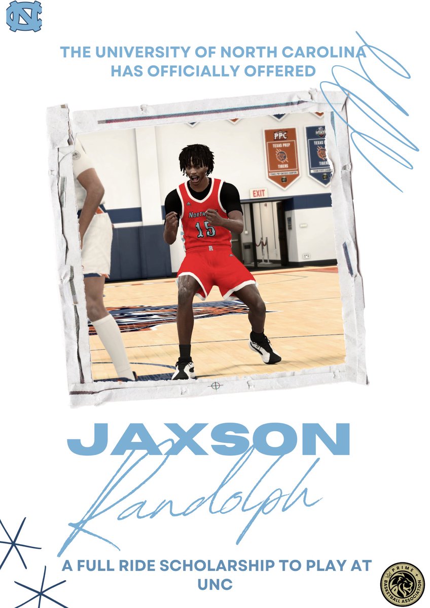 WE HAVE OFFICIALLY OFFERED JAXSON RANDOLPH, 5⭐ Center at Northlake