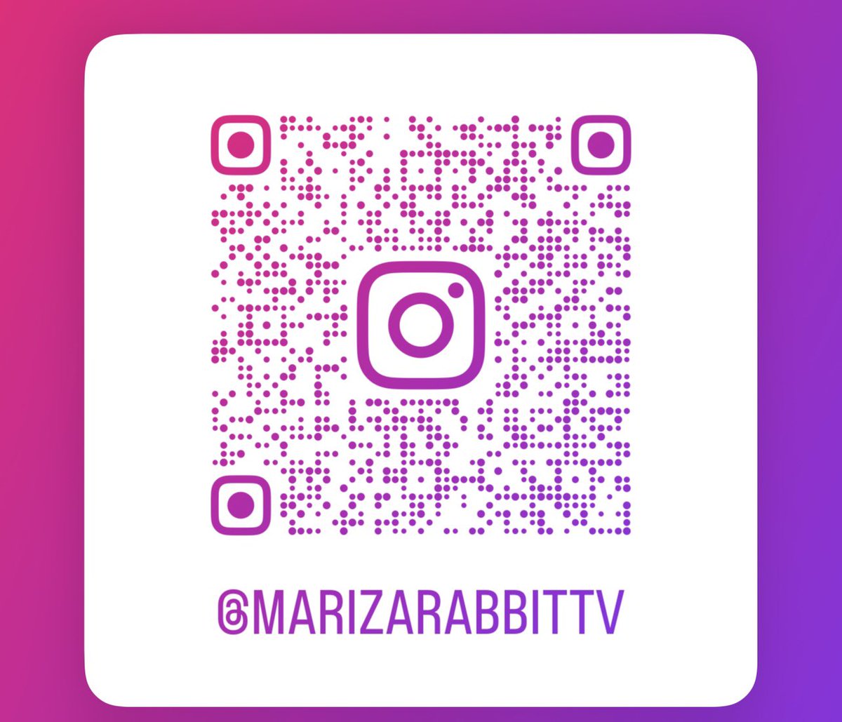 New instragram ♥️

instagram.com/marizarabbittv…