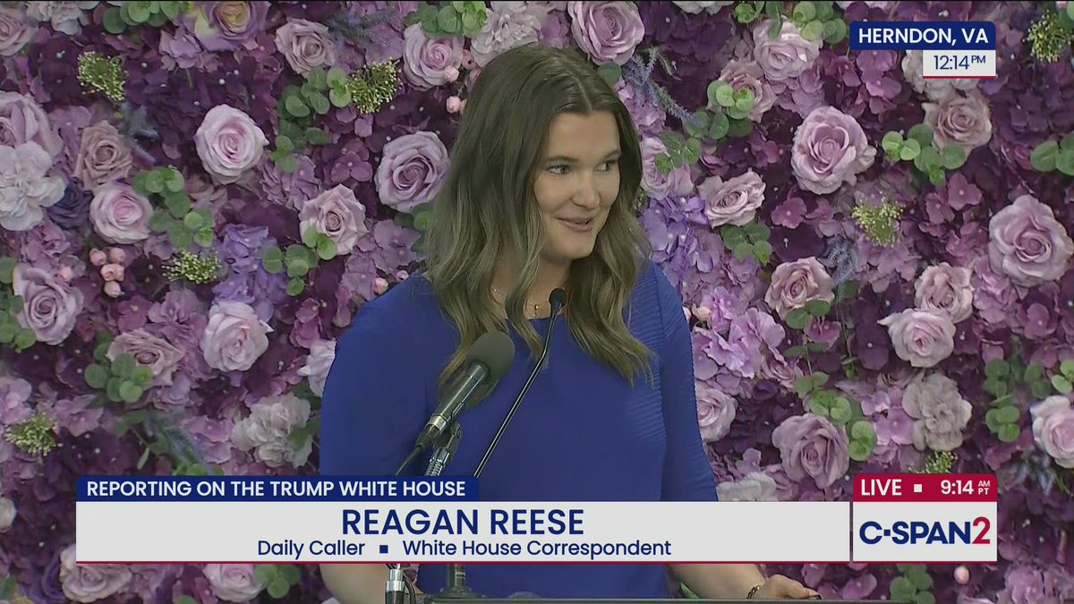 CSPAN (@cspan) on Twitter photo .@dailycaller correspondent <a href="/reaganreese_/">Reagan Reese</a> discusses covering the Trump White House, <a href="/cblwomen/">Clare Boothe Luce Center for Conservative Women</a> hosts – LIVE on C-SPAN2 c-span.org/event/public-a… .@dailycaller correspondent <a href="/reaganreese_/">Reagan Reese</a> discusses covering the Trump White House, <a href="/cblwomen/">Clare Boothe Luce Center for Conservative Women</a> hosts – LIVE on C-SPAN2 c-span.org/event/public-a…