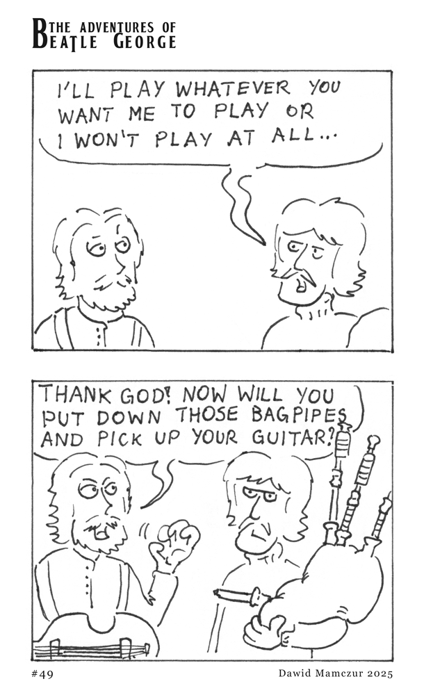 Dawidsu's tweet photo. The Adventures of Beatle George #49

#georgeharrison #paulmccartney #getback #argument #thebeatles #comic #webcomic #fanart #fanartfriday https://t.co/jN37hPa5qu