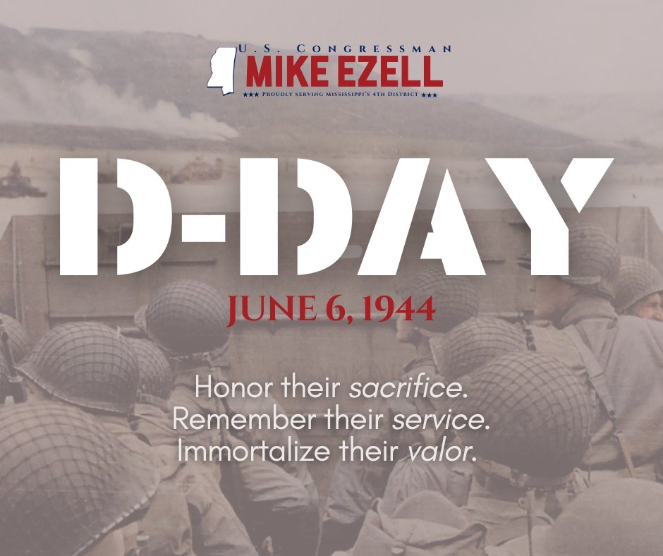 On the 81st anniversary of D-Day, let us remember and immortalize the brave sacrifice that our military made to ensure freedom for folks not just in France, but around the world.

May we never forget the cost of freedom and our responsibility to uphold democracy.