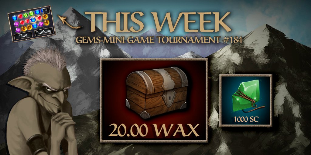 💎It’s Friday, and that means the Gems Tournament #184 is heading into its final stretch! You have until tomorrow to climb the leaderboard and secure your rewards.
