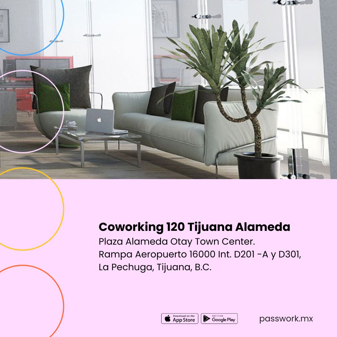 Espacios de trabajo inteligentes, creativos, agradables y flexibles. Eso es lo que ofrece Coworking 120 en Tijuana Alameda. 

Un entorno de hogar y hospitalidad único y personalizado para tus necesidades.

👉Visítalo con Passwork
passwork.mx

#coworking #hotdesk