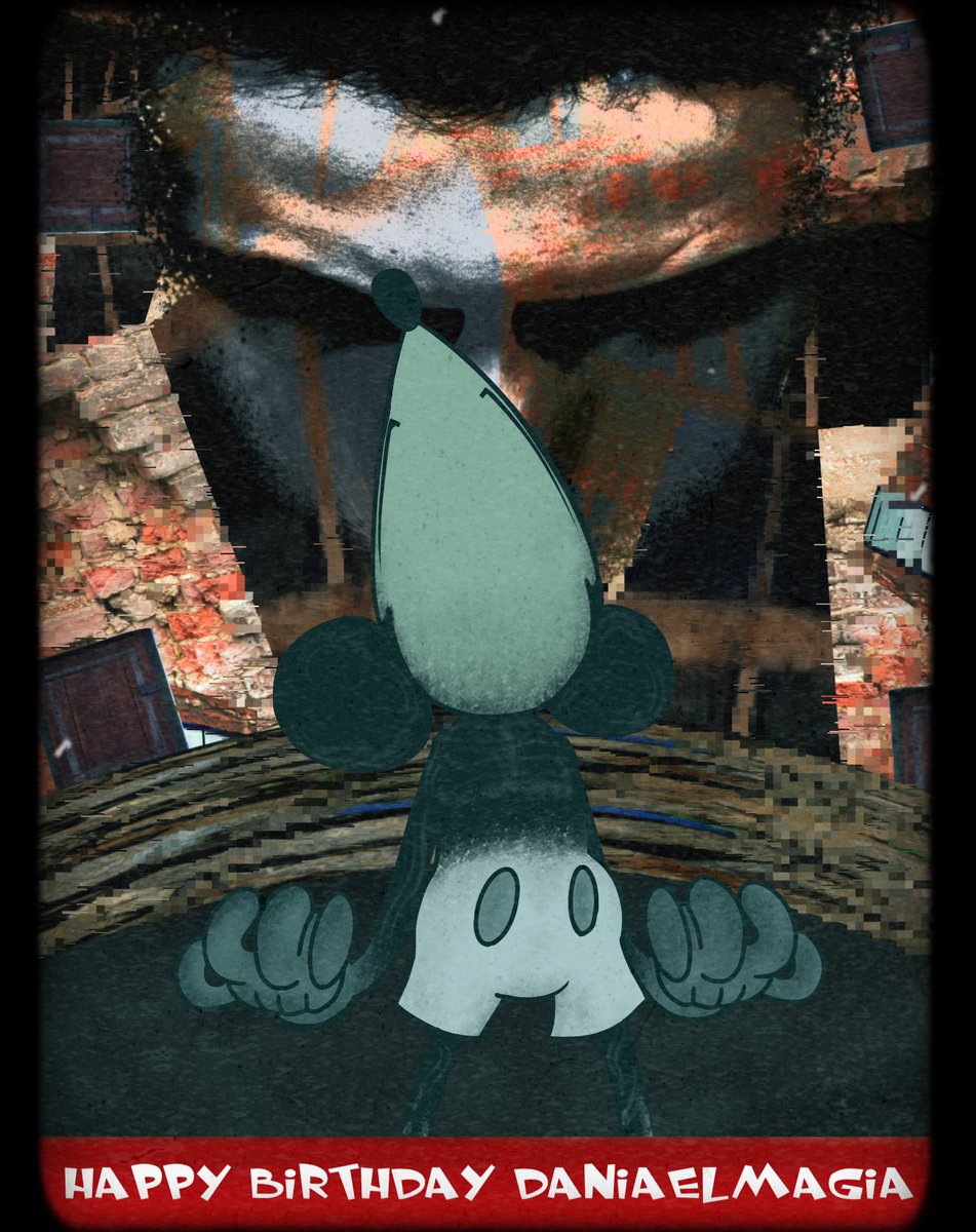 XDTS23FNF's tweet image. Happy birthday to the creator of “Suicide Mouse Vercion Realista”, Daniaelmagia
#suicidemouseavi #mouseavi #MickeyMouse #horror #Creepypasta #art #creepypastaart #creepymouse