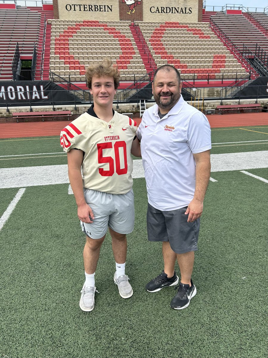 Micah Buxton (@micah_buxton08) on Twitter photo Had a great visit at Otterbein today! Thank you Coaches for time! <a href="/CoachKidwell/">Brody Kidwell</a> <a href="/CoachCAdams_/">Clayton</a> <a href="/CoachMarquis/">Dave Marquis</a>
Go Cardinals! ๐ดโช๏ธ Had a great visit at Otterbein today! Thank you Coaches for time! <a href="/CoachKidwell/">Brody Kidwell</a> <a href="/CoachCAdams_/">Clayton</a> <a href="/CoachMarquis/">Dave Marquis</a>
Go Cardinals! ๐ดโช๏ธ