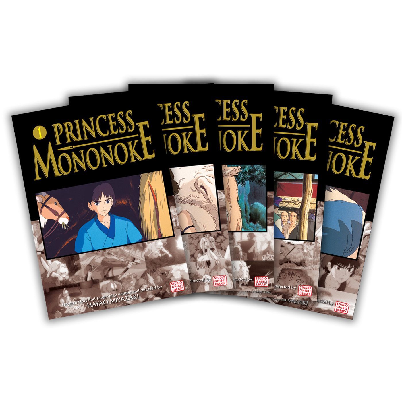 Princess Mononoke Film Comic All-in-One Edition set 