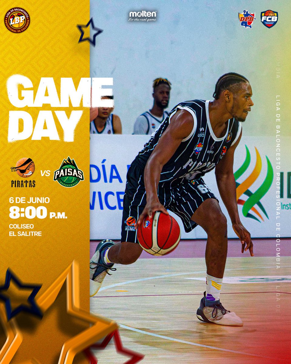 GAME DAY 📺

Sabios 🐻VS Motilones 🏹
Piratas 🏴‍☠️ VS Paisas 💚

#BaloncestoDeColombia🇨🇴